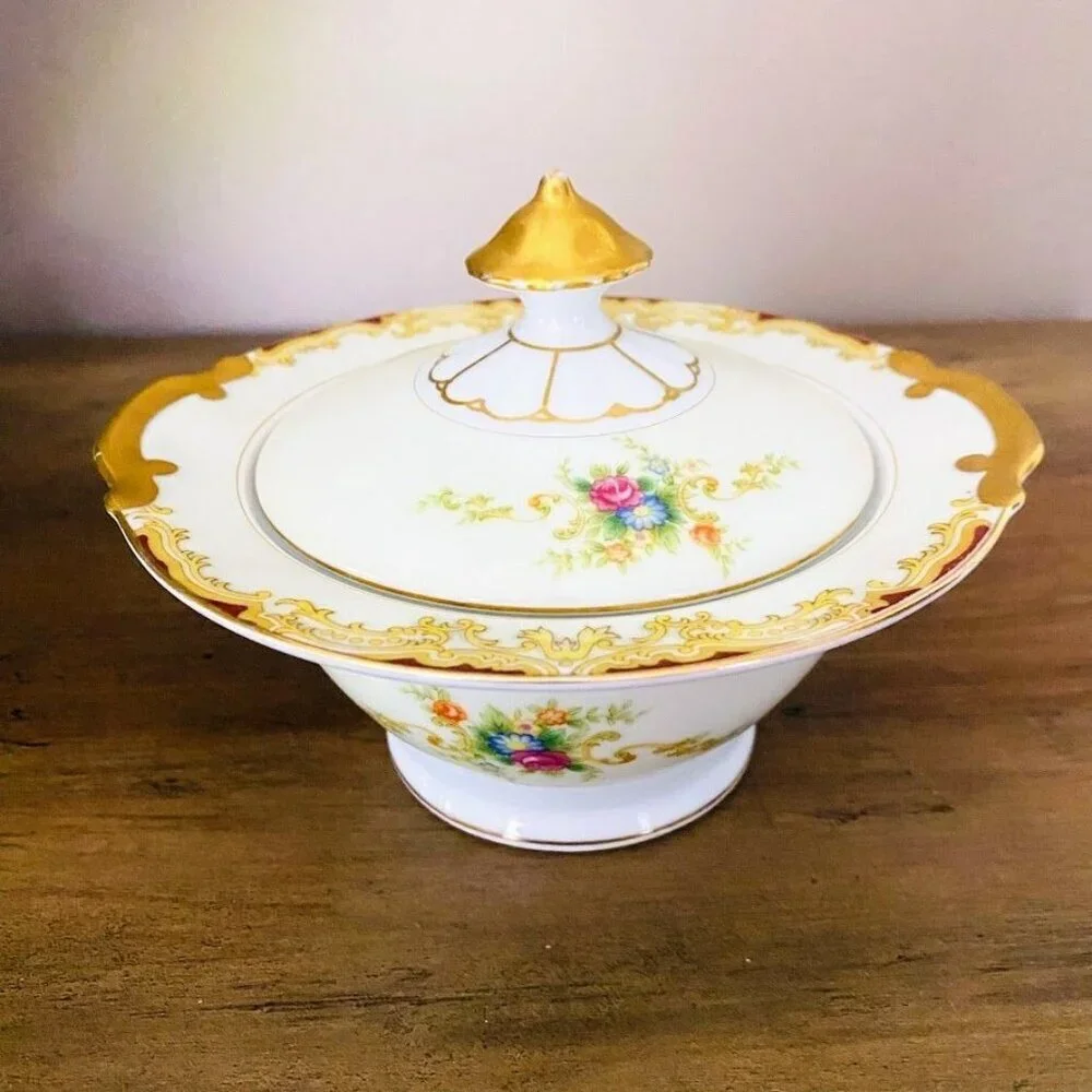 Empress China Darendale Sugar Bowl & Lid